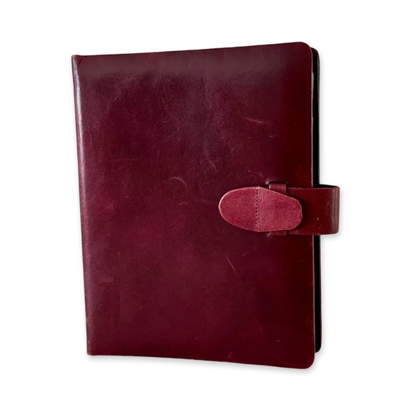 Dinoffer New York rare vintage calf leather agenda / planner / Notebook 3 rings - Picture 11 of 16
